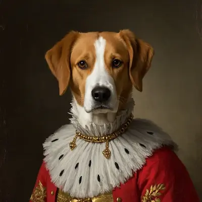 Pet Portrait Oil Painting