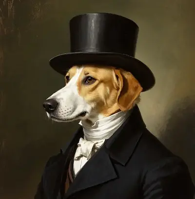 Pet Portrait Oil Painting