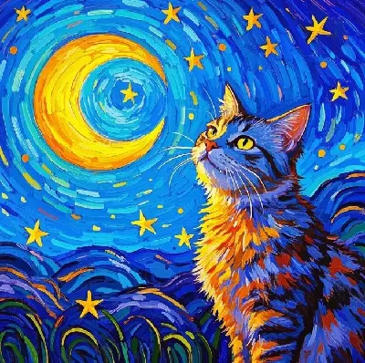 Pet Portrait Oil Painting