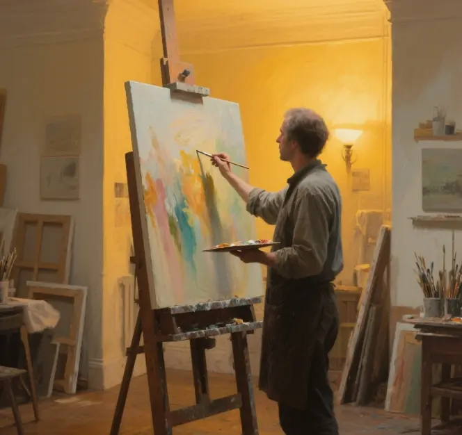 We can also use these techniques in painting to dry quickly.