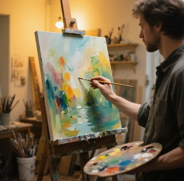 Water-soluble oil paint: fast drying and suitable for novices?