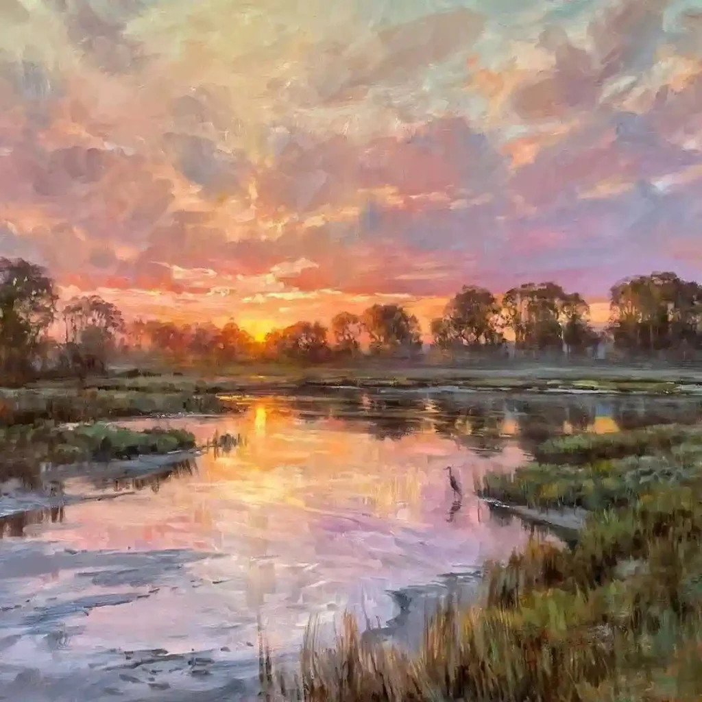 clean old oil paintings