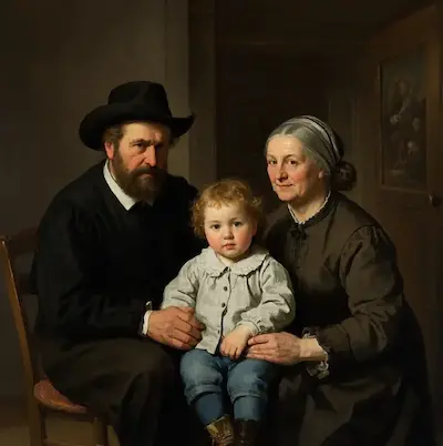 Classic Oil Painting Style
