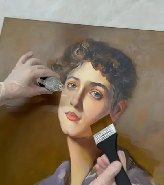 When is an oil painting considered complete