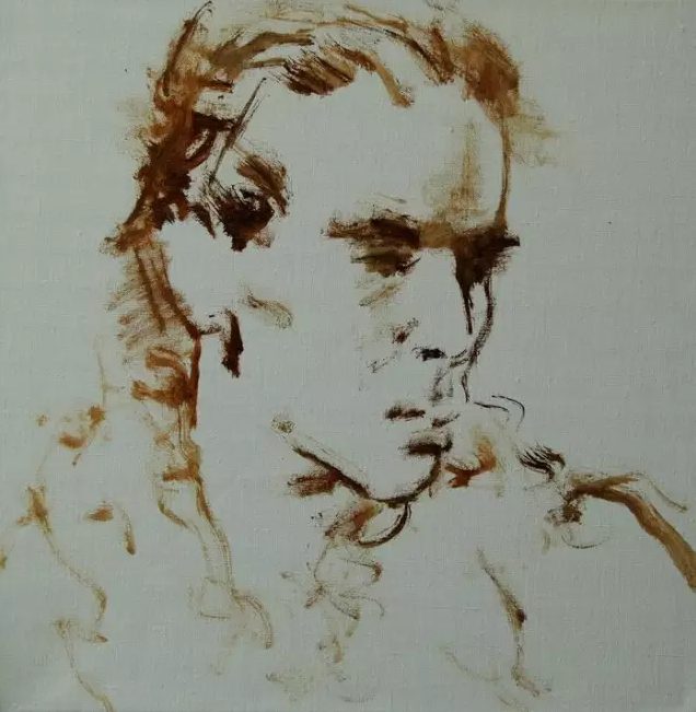 Oil portrait painting