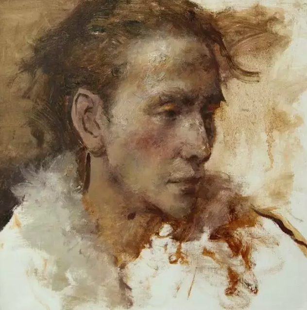 Oil portrait painting