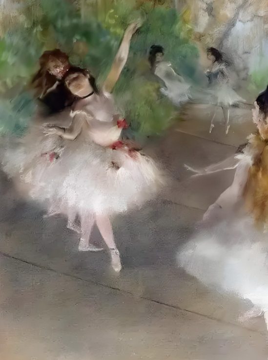 Degas's ballet dancers